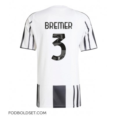 Juventus Gleison Bremer #3 Hjemmebanetrøje 2025-26 Kortærmet Juventus Gleison Bremer #3 Hjemmebanetrøje 2025-26 Kortærmet